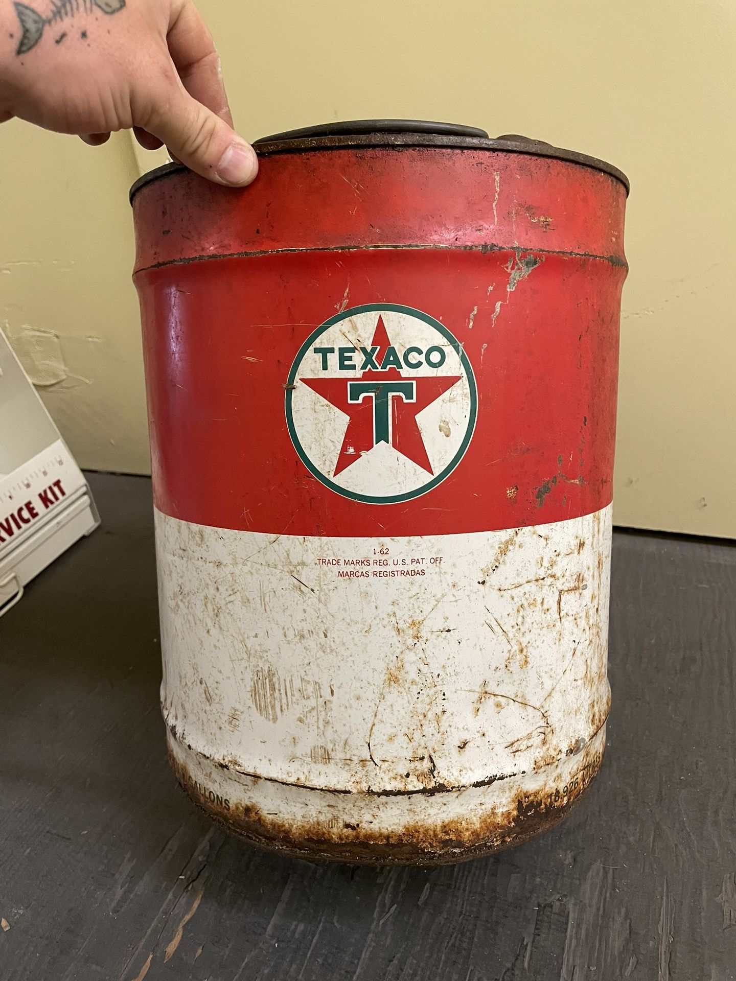Vintage Texaco Motor Oil 5 Gallon Can for Sale in La Mesa, CA
