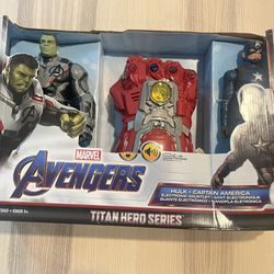 Marvel Avengers Titan Hero Series: Hulk And Captain America 