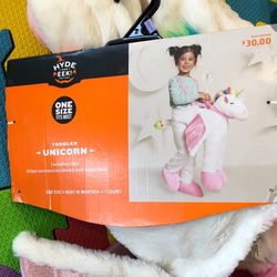 Toddler Piggyback Unicorn Halloween Costume 