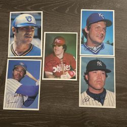 1981 Topps Chewing 5x7 Cards 
