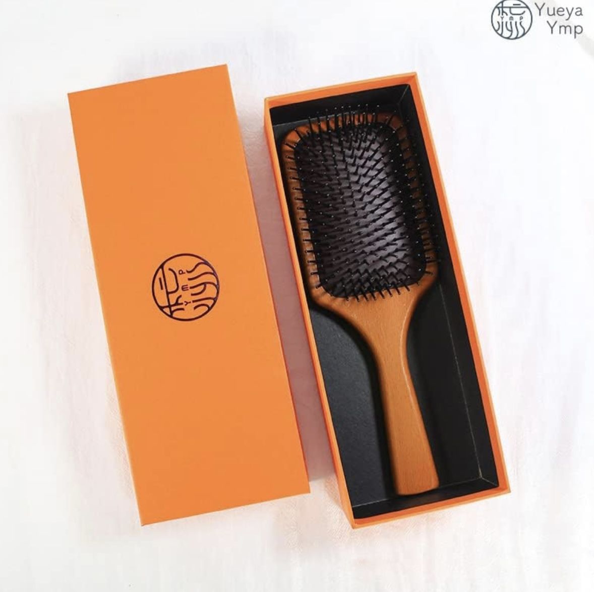Yueya ymp Hair Brush, Hair Brush, Popular, Paddle Brush, Comb, Wooden, High Quality Red Zelkova, Pre
