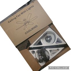 52" COOLWIND CEILING FAN WITH LIGHT