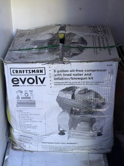 Craftsman Evolv Compressor With Nailer 