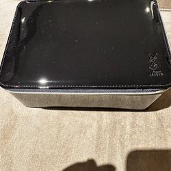 YSL VANITY BAG/Make up Black and Pink 