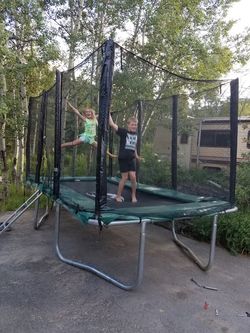 Olympus Pro Trampoline 8X14 Extra Heavy Duty for Sale in Park