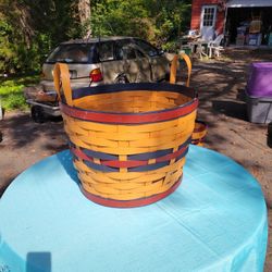 Krasco Large Plastic Woven Plant Basket