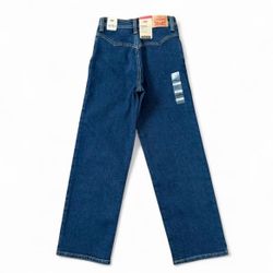 Levi’s women’s blue Riveted Ribcage Straight Ankle Jeans