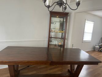 Dinning table, china corner glass organizer