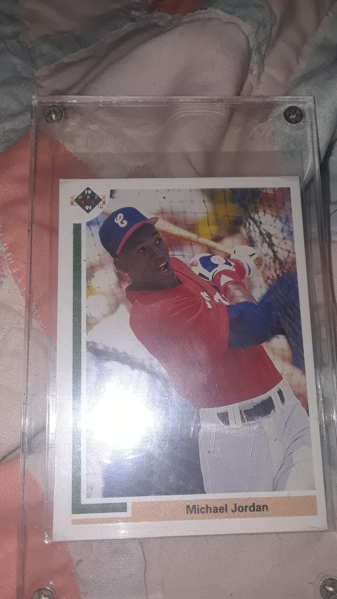 M.J. BASEBALL CARD