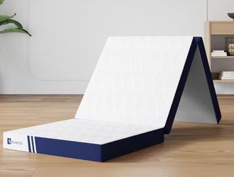 Avenco Foldable Mattress Topper Single, Folding Mattress 4 Inch Memory Foam, Trifold Mattress