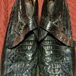 Genuine Crocodile Mens Dress Shoes
