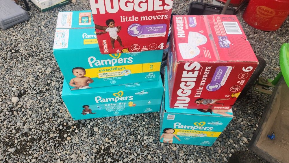 Pampers Size 6+4 +2 New. 20 Each