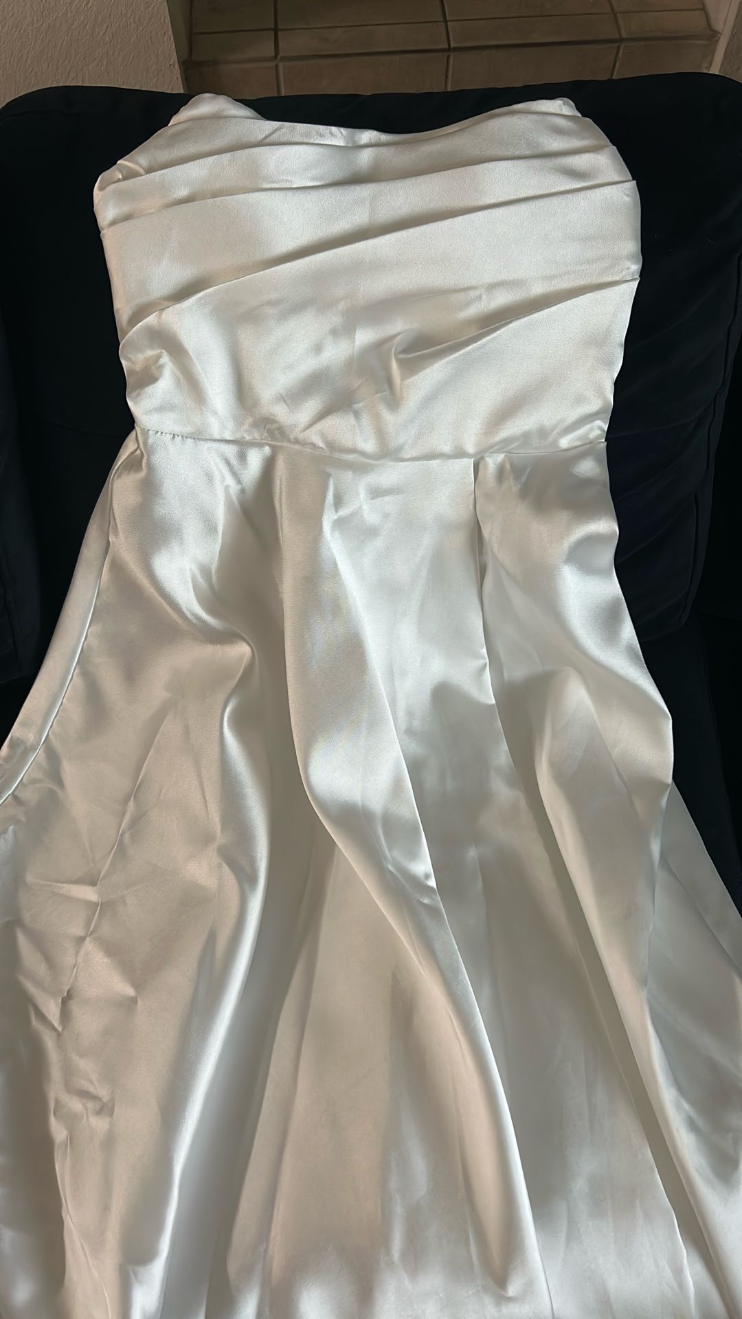 White Corset Wedding Dress