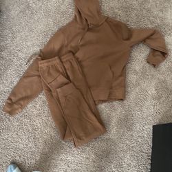 High Comfy Quality Brown Hoodie/pants Set