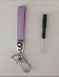 Purple Cadillac Keychain with Screwdriver