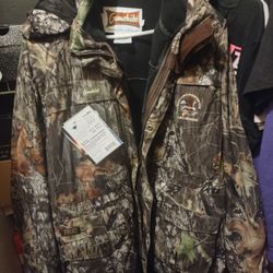 Brand New Hunting Jackets Size Large With Tags $85