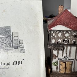 Dicken’s Village Retired Blythe Pond Mill
