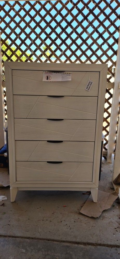 White Ball Bearing Dresser