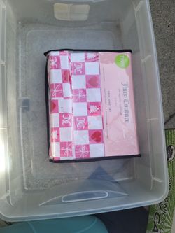 New Juicy Couture Twin Sheets 