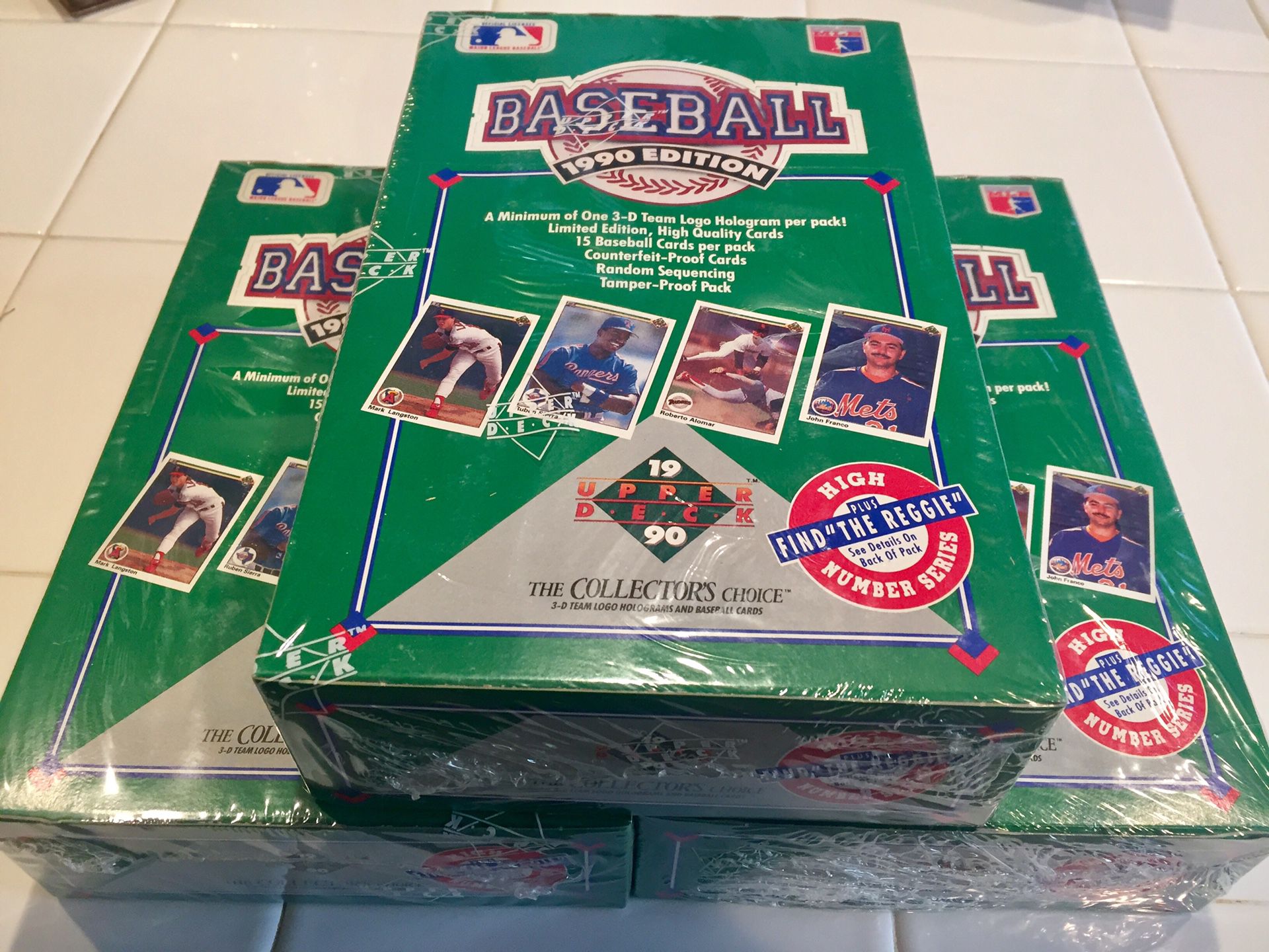 1990 Upper Deck Baseball Card Sealed Box