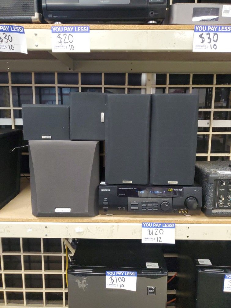 Kenwood Audio-Video Surround Sound With Speaker