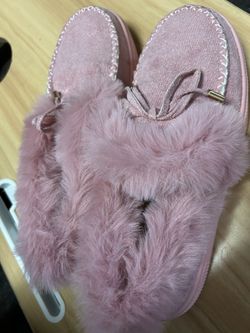 Pink Fuzzy Shoes