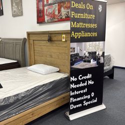 Queen Bed Solid Wood 799 Was 1000