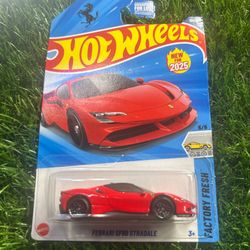 Hot Wheels Ferrari SF90 Stradale red car #racing #ferrari