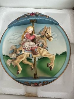Bradford Exchange "Swept Away"  Collector musical plate. in original packaging.
