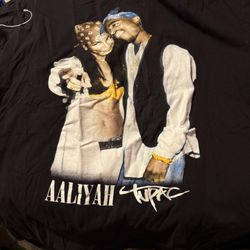 Aaliyah And Tupac T Shirt