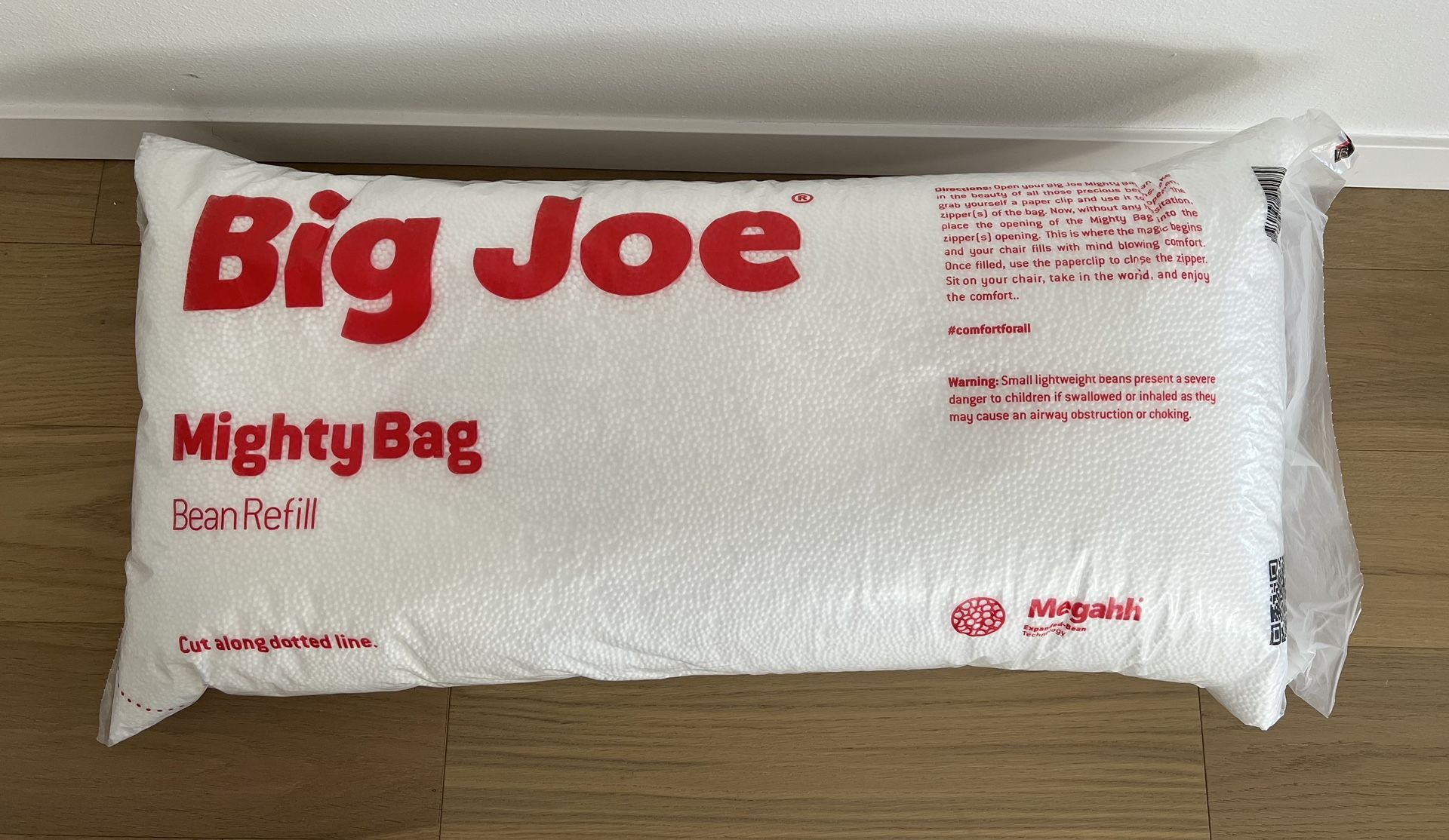 NEW Big Joe Mighty Bag Bean Bag Refill, Retails for $20