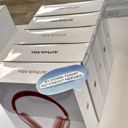 Apple Airpods Max Bluetooth Headphones - Pay $1 Today To Take It Home And Pay The Rest Later! 