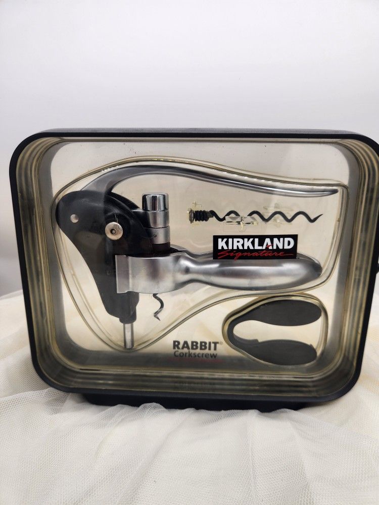 Kirkland Signature Rabbit Corkscrew Opener In Hard Case, Slightly Use