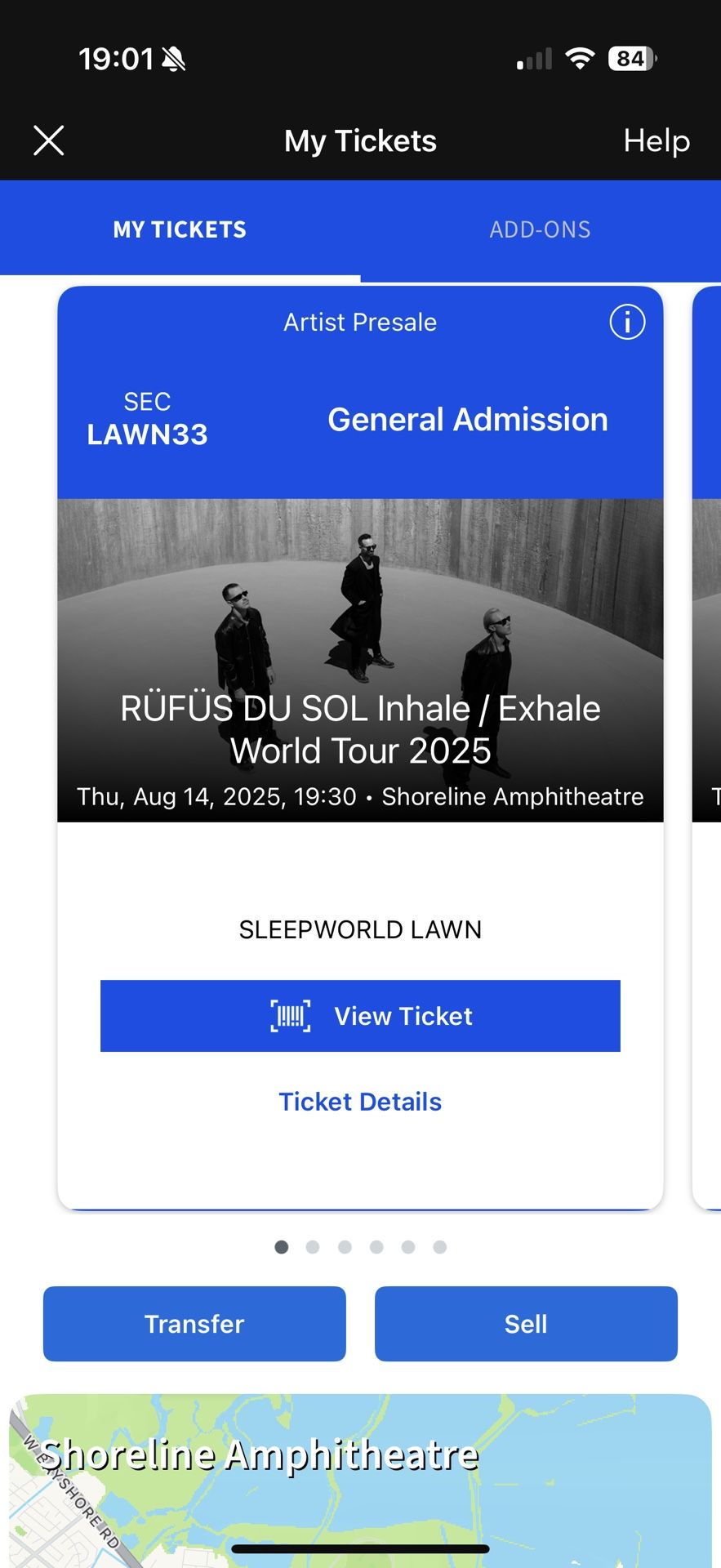 Rufus Du Sol Shoreline Tickets