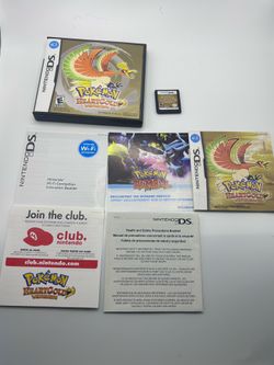 Nintendo DS Pokémon HeartGold Version video game AUTHENTIC