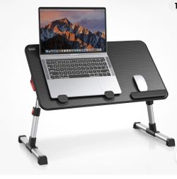Laptop Desk Table, SAIJI Adjustable Laptop Stand, Portable Lap Desks with