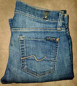 7 For All mankind blue jeans