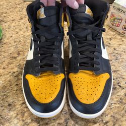 Mens Jordan 1 Retro High OG Taxi Sz 9.5