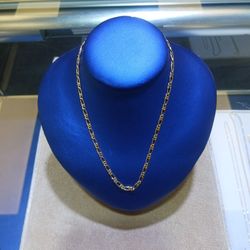 10k Gold Figaro Chain