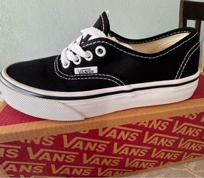 Vans 13.5 black and white
