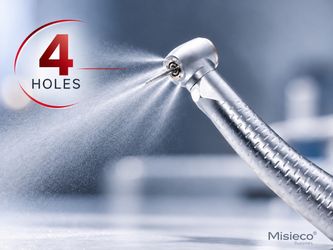 Dental handpieces, high speed 4 holes standard head with light