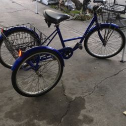 3 Wheel Bike Blue In Perfect Condition $200