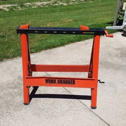 Work Grabber Sawhorse Vice 