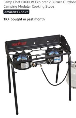Camp Chef EX60LW Explorer 2 Burner Outdoor Camping Modular Cooking Stove