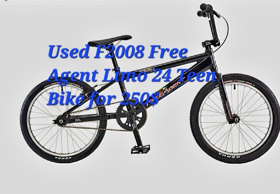 F2008 Free Agent Limo 24 Teen Bike