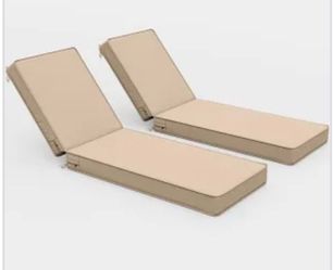 Lounge chair cushions
