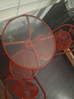 Coca cola table