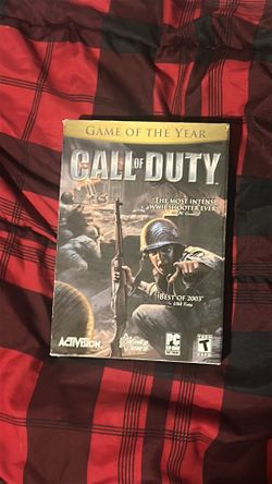 2003 Game of the year addition call of duty WITH RARE Manual