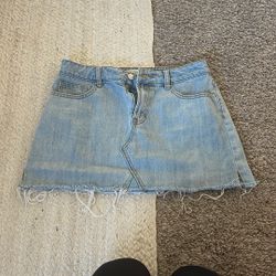 Pacsun Jean Skirt 