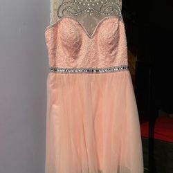 Pink Prom Dress  Size 12